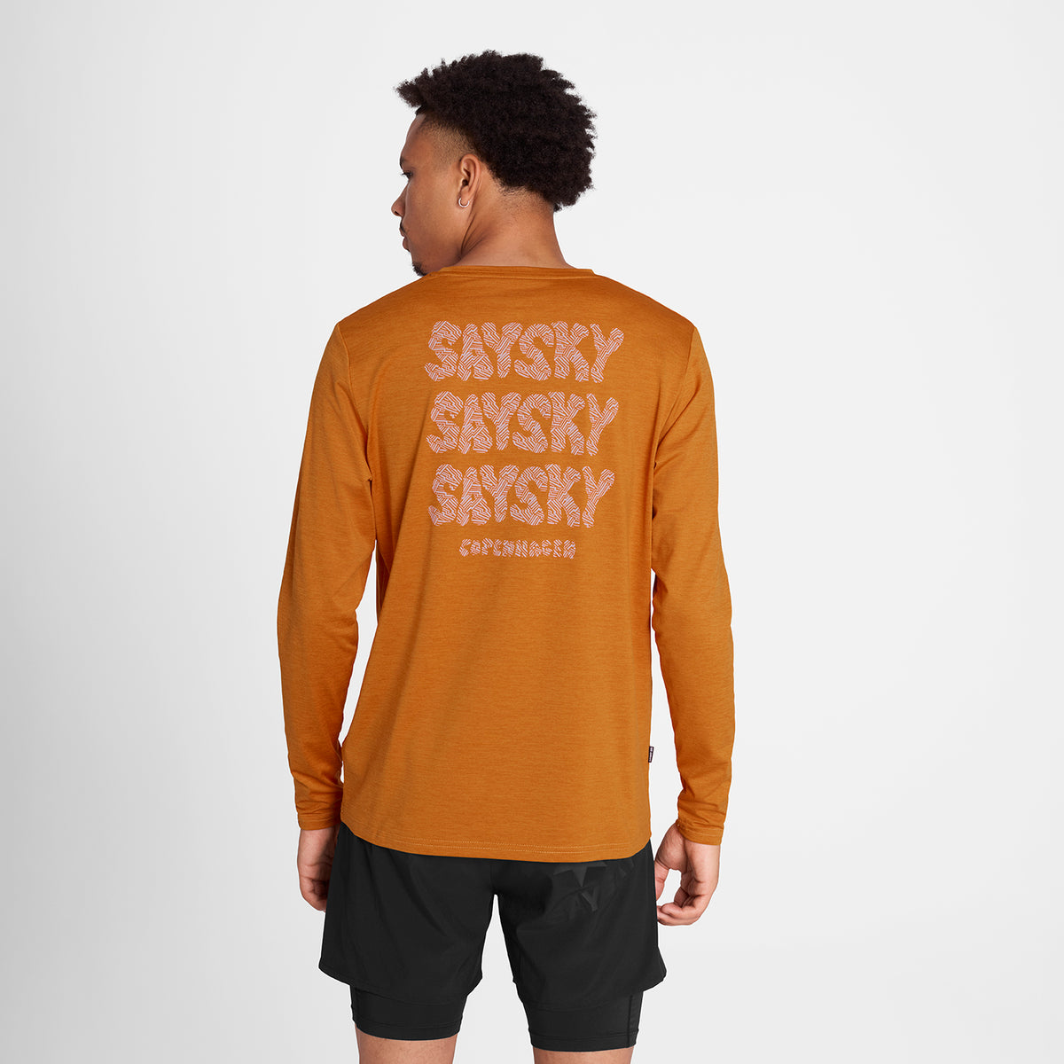 M Reflective Pace Long Sleeve | Orange