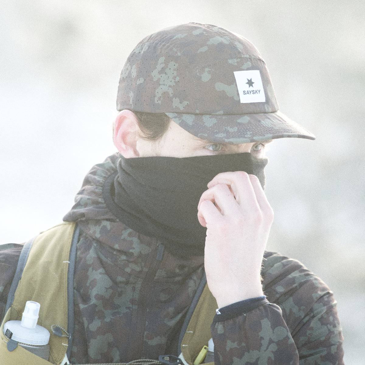 Camo Combat Cap | Brown