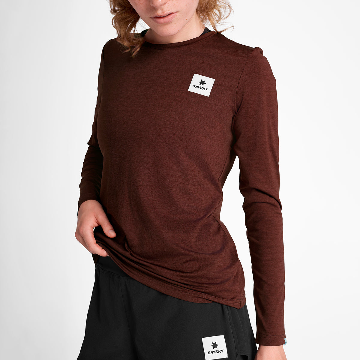 W Statement Pace Long Sleeve | Red Melange