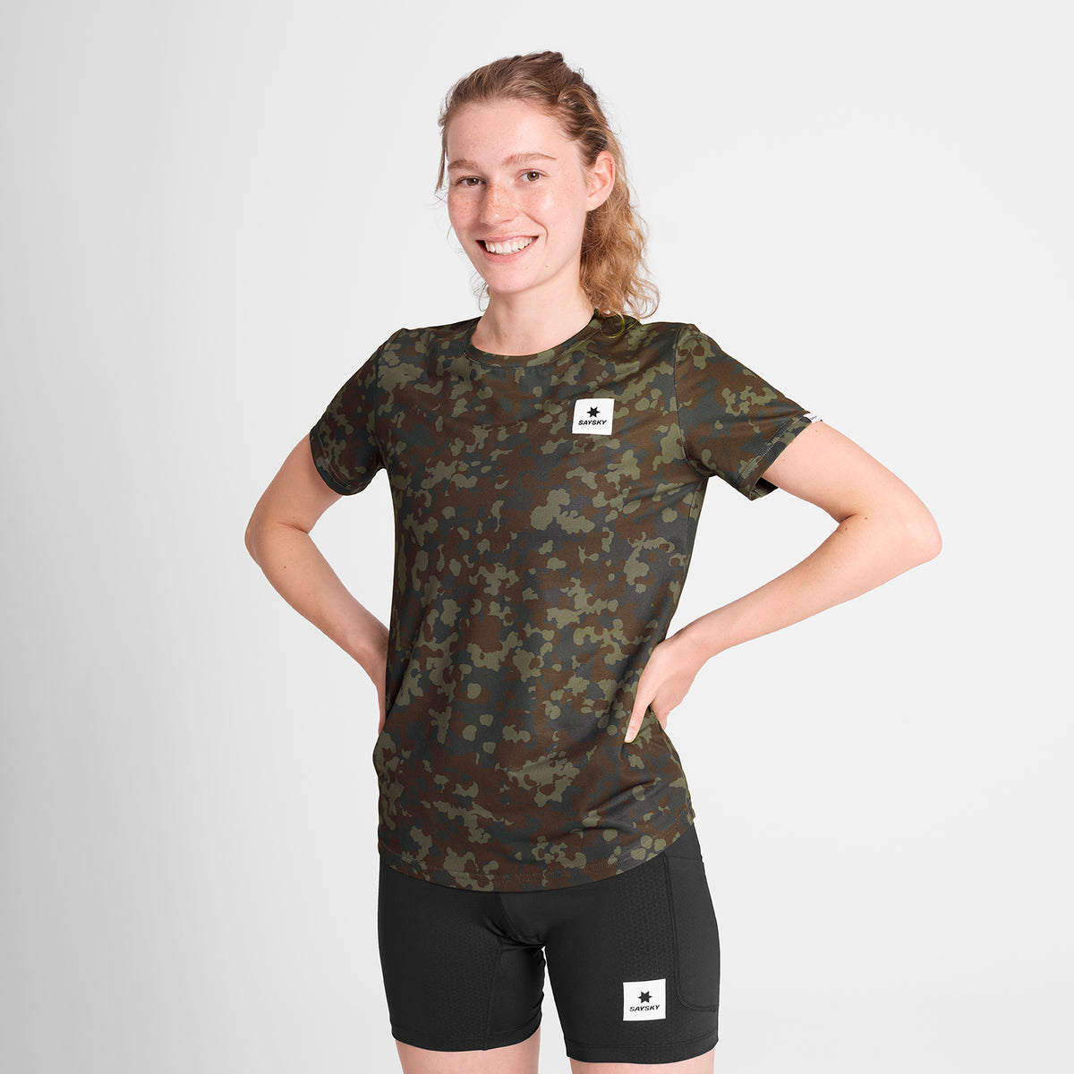 W Camo Combat T-Shirt | Brown