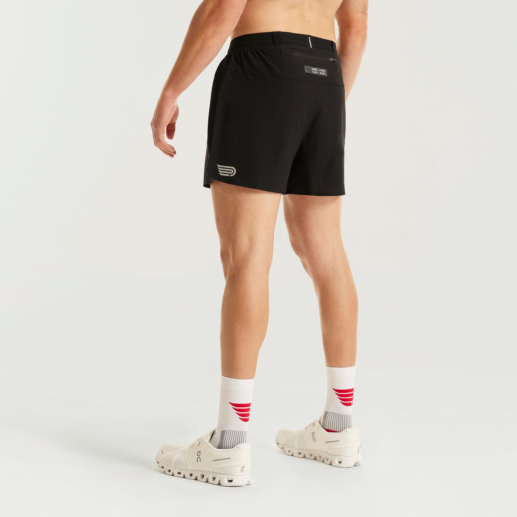 Men's Elite 4.5" Shorts | Black/Sliver