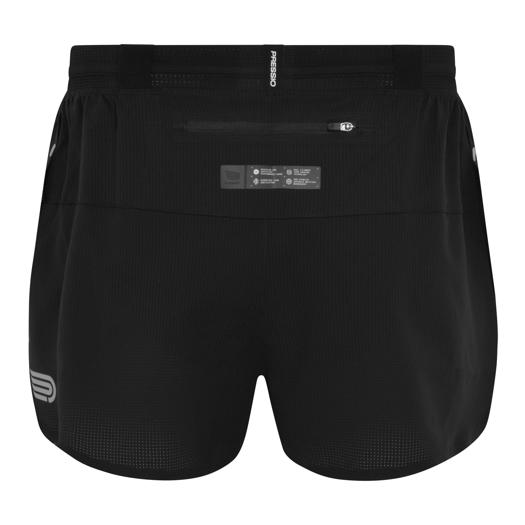Men's Elite 3" Shorts | Black/Sliver