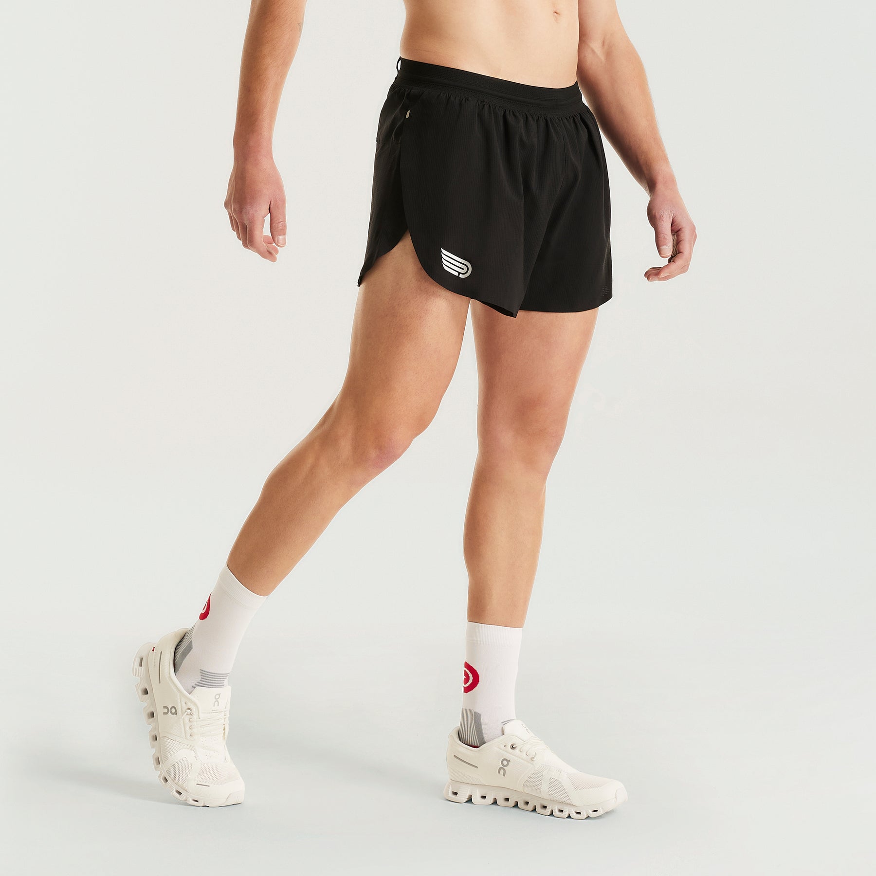 Men's Elite 3" Shorts | Black/Sliver