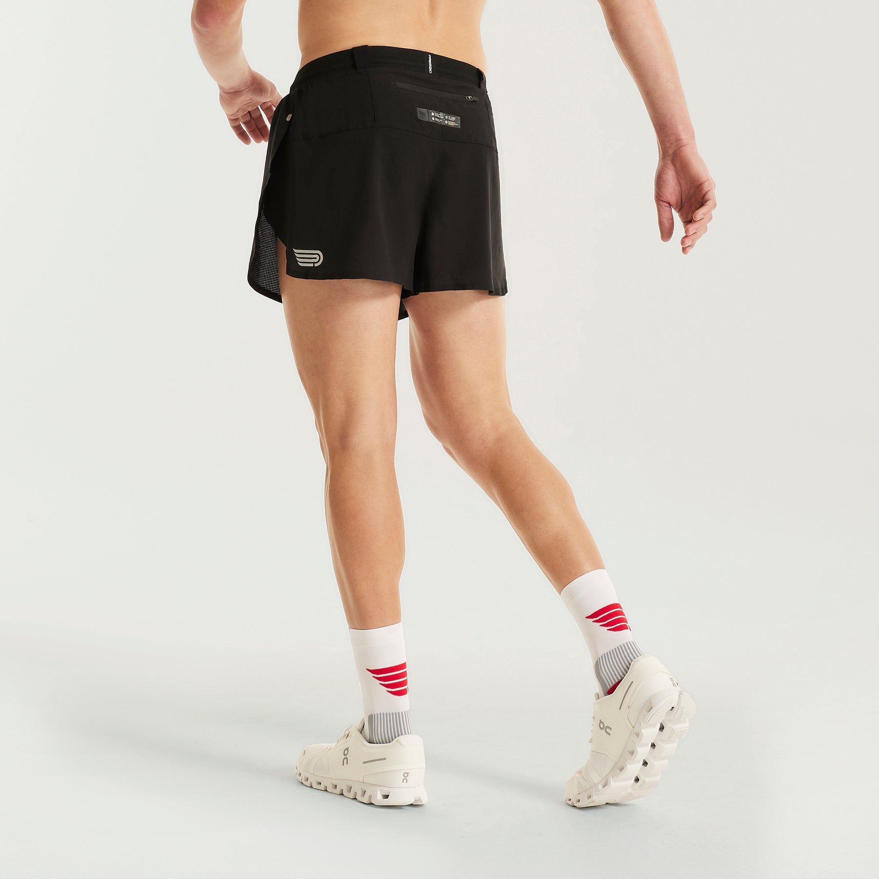 Men's Elite 4.5" Shorts | Black/Sliver