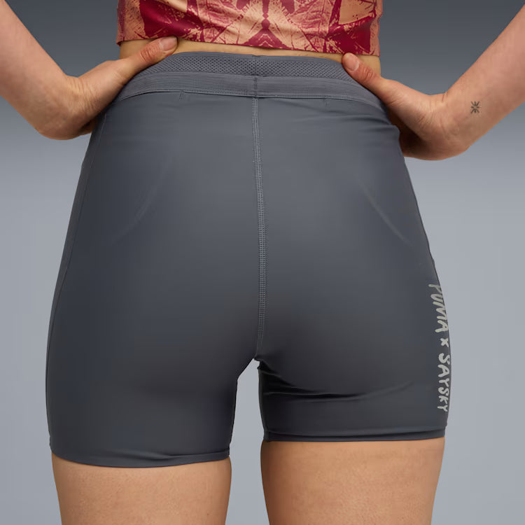 W PUMA X SAYSKY 4" Short Tight | Dusky Grey