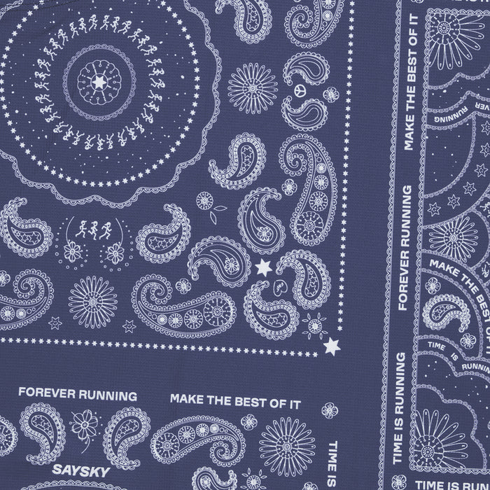 Paisley Combat Singlet | Blue Paisley