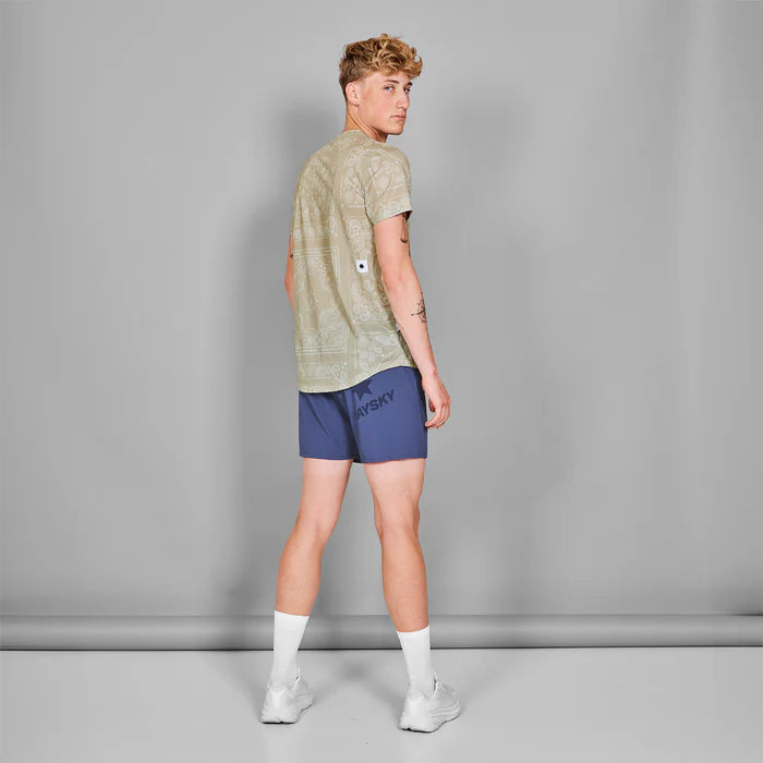 Paisley Combat T-shirt | Beige Paisley