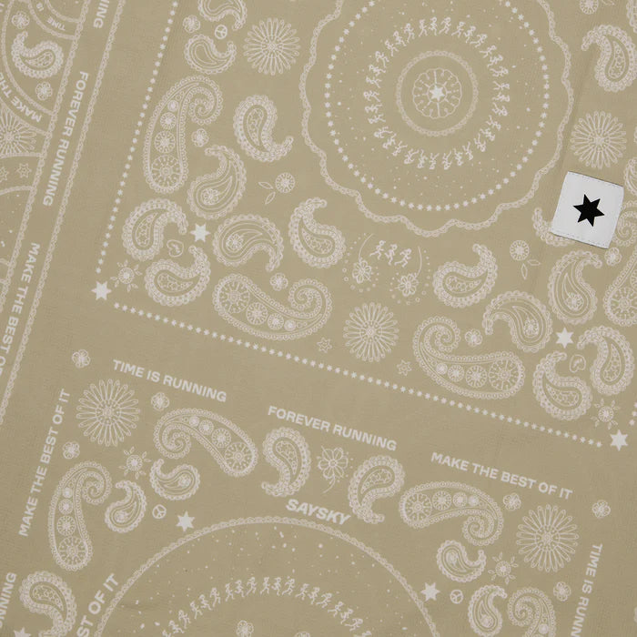 Paisley Combat T-shirt | Beige Paisley