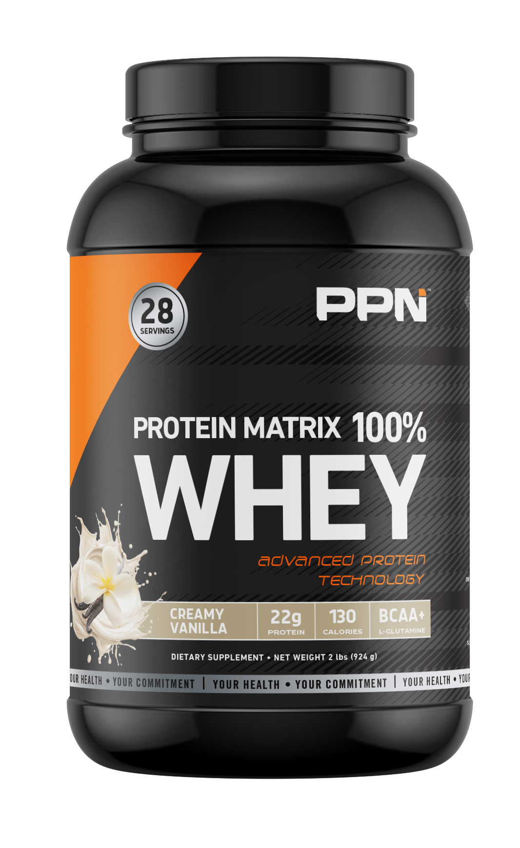 Protein Matrix 100% Whey (924g/2lbs) | Creamy Vanilla
