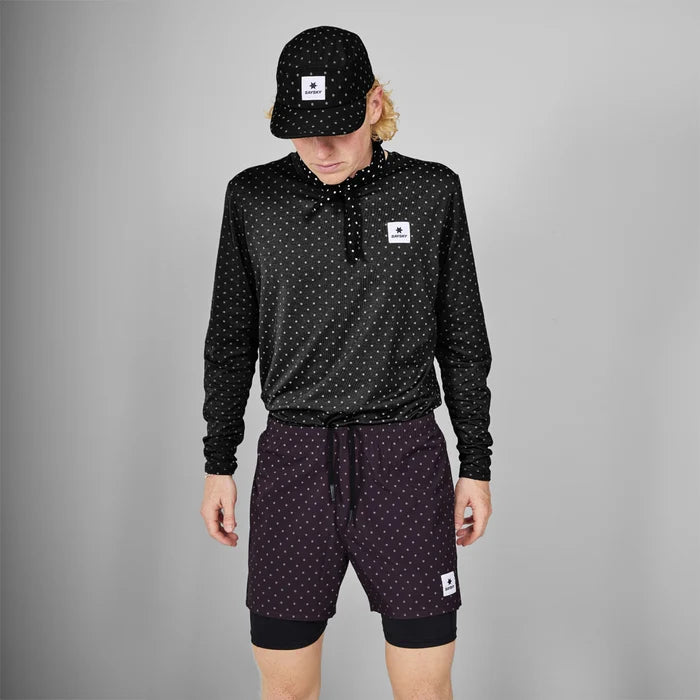 Polka Pace Long Sleeve | Reflective Black
