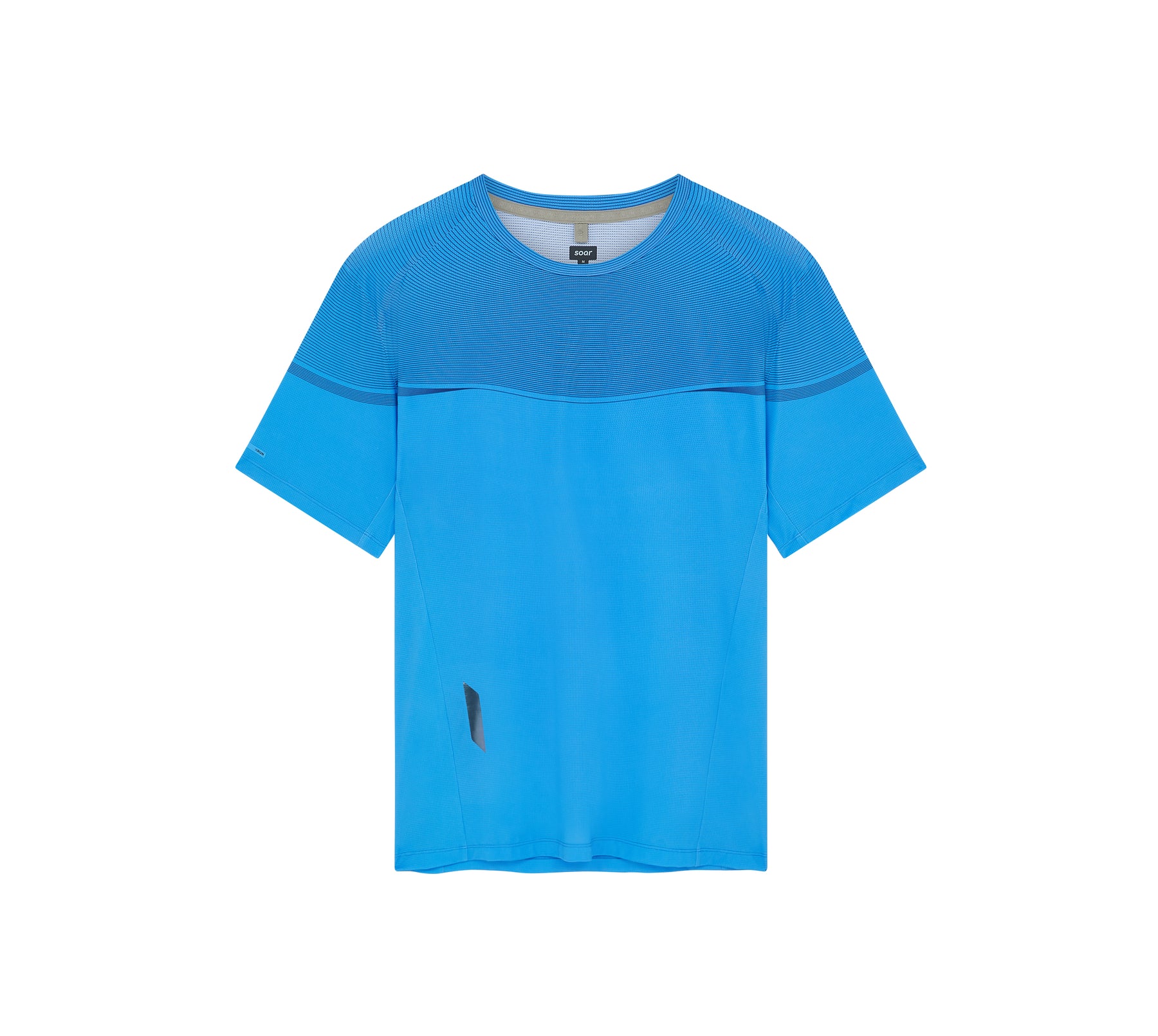 M Tech T | Printed Blue Navy Stripe