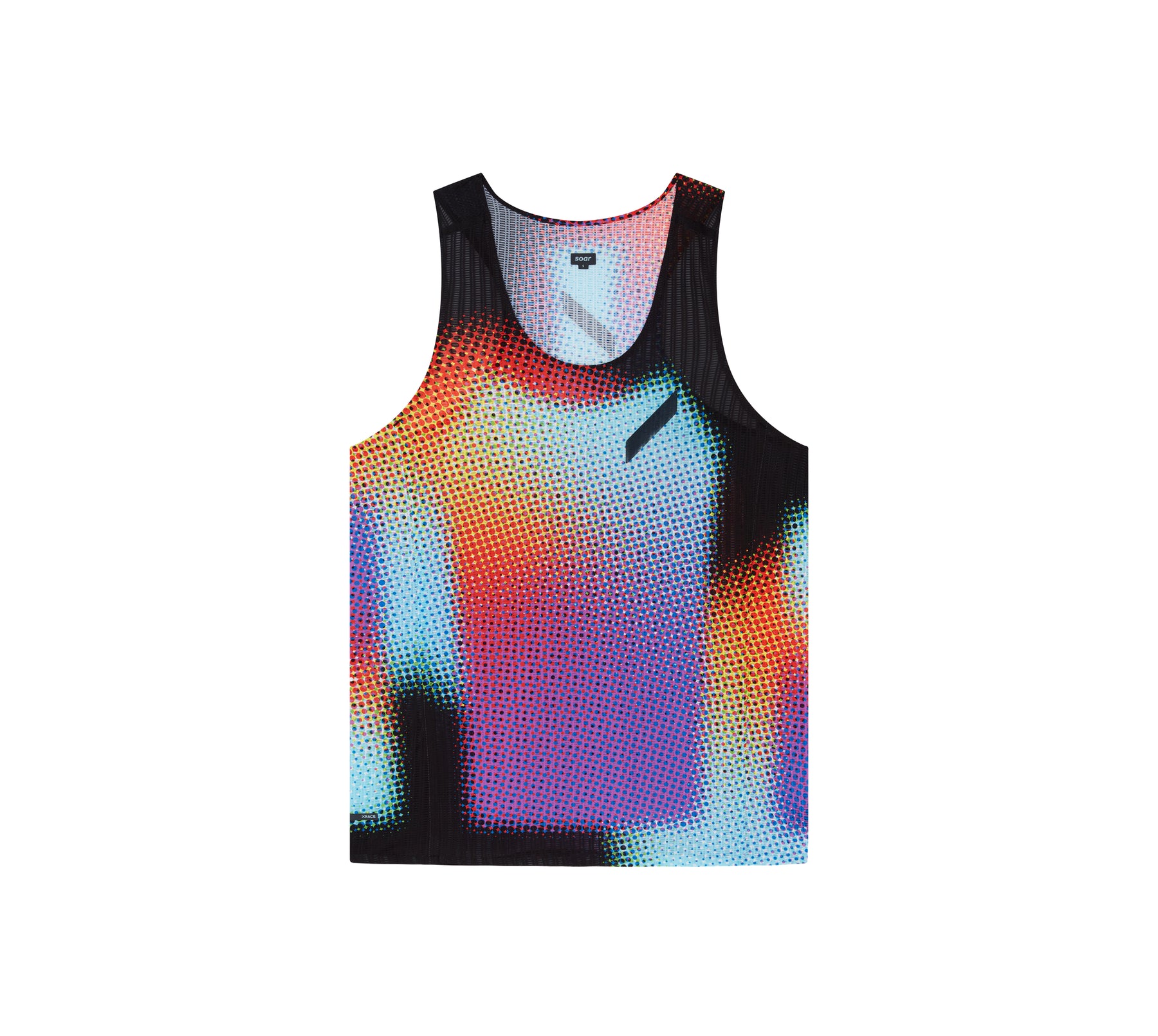 男士比賽背心 |黑色彩虹圓點(SS25)