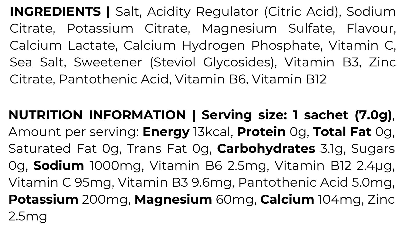 SUPERsalty 電解質小包 |荔枝(7.0克)