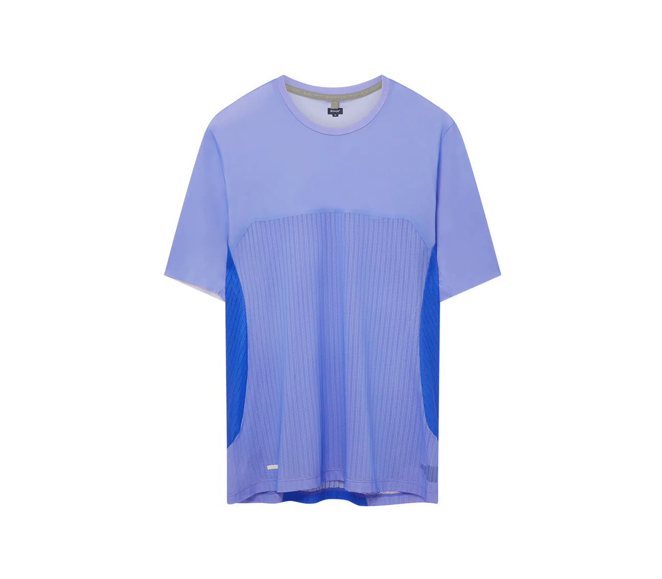 男士 SS 熱天氣 T 卹 |淡紫色/藍色