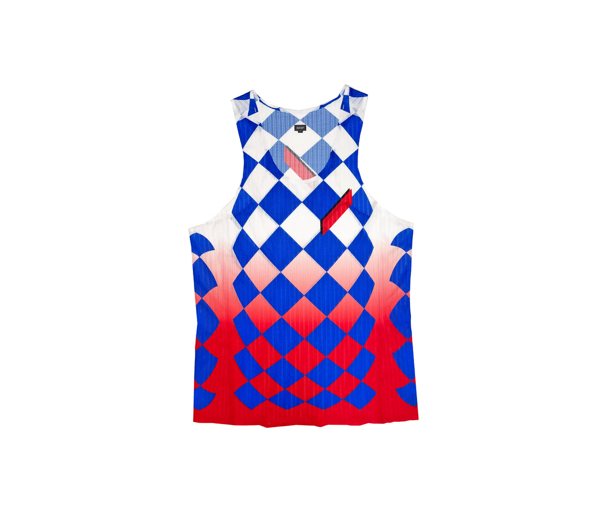 M Race Vest | White/Blue/Red Diamond (HK Exclusive)