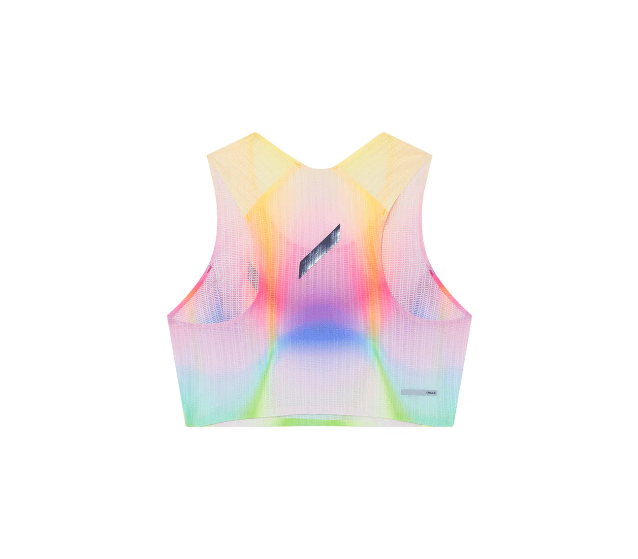 W Crop Race Vest | Summer Rainbow