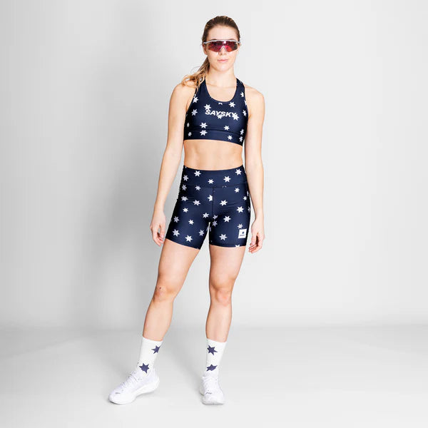 W Star Combat+ Short Tights 7'' | Navy