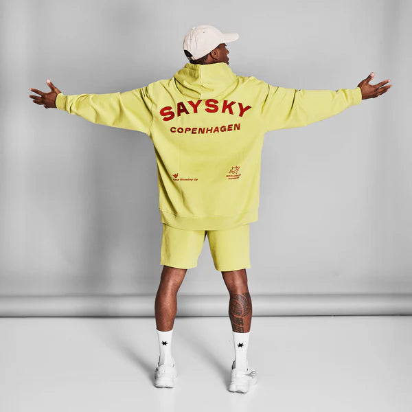 個性超大連帽衫 |綠色的