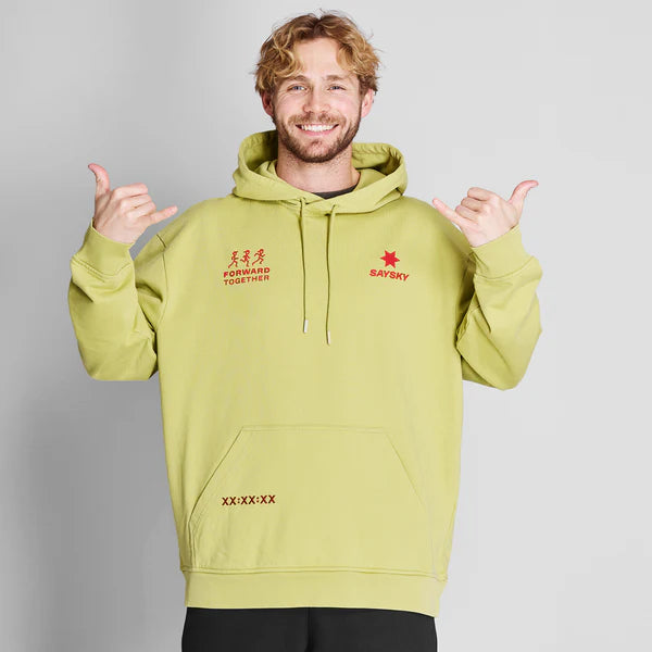 個性超大連帽衫 |綠色的