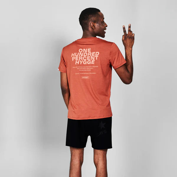 Statement Pace T-Shirt | Red Melange