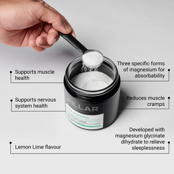 Triple Magnesium Professional Recovery Powder - 200g Jar | Lemon Lime