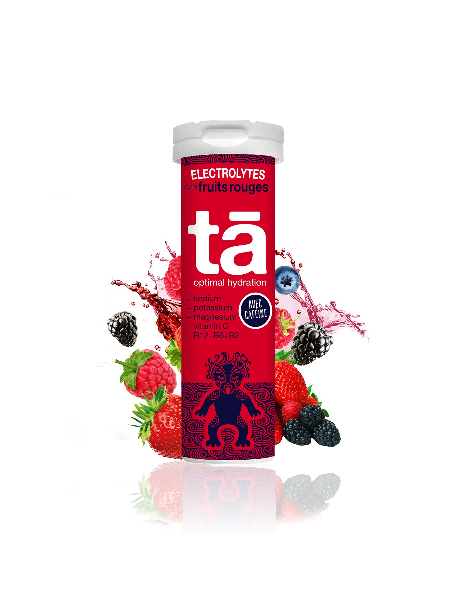 電解質補水片 - 野生莓果(含咖啡因)(每片 4.3 克)