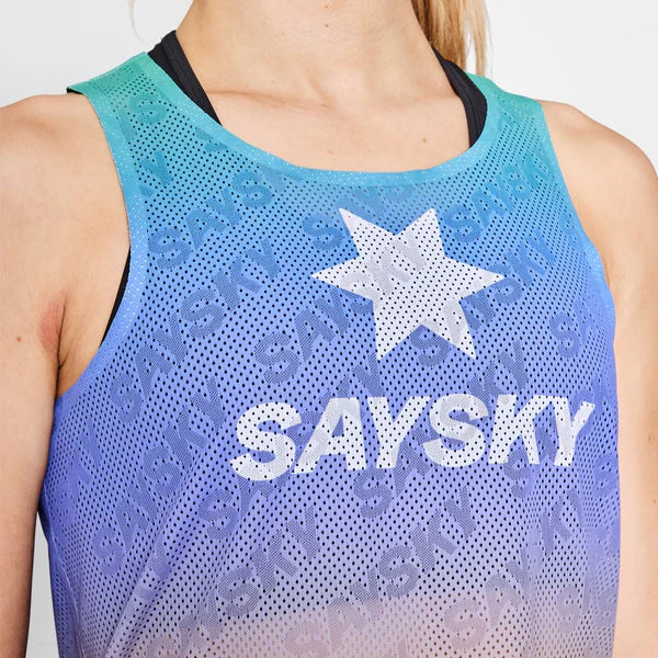 W Drip Dye Flow Air Singlet | Multi