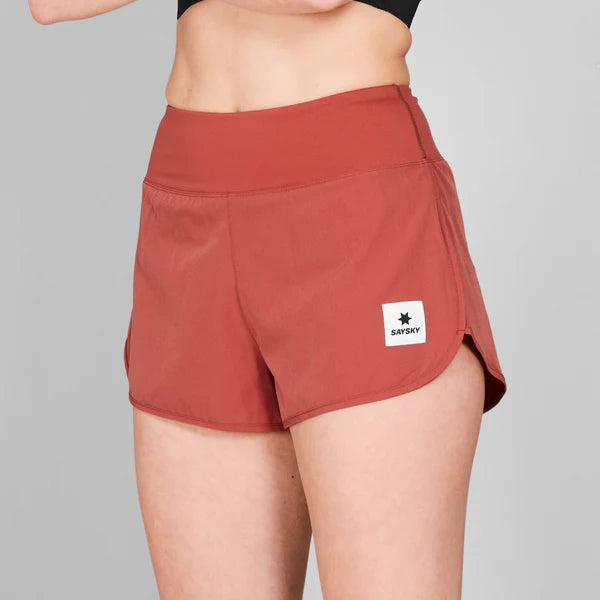 W Pace Shorts 3" | Red