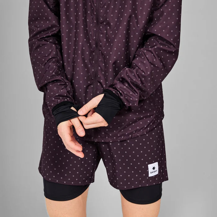 Women Polka Blaze Jacket | Reflective Purple