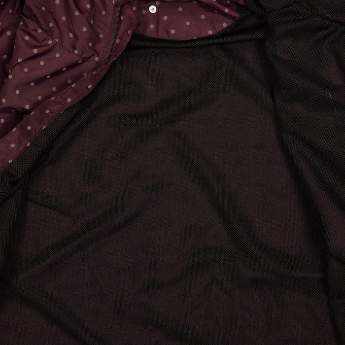 Women Polka Blaze Jacket | Reflective Purple