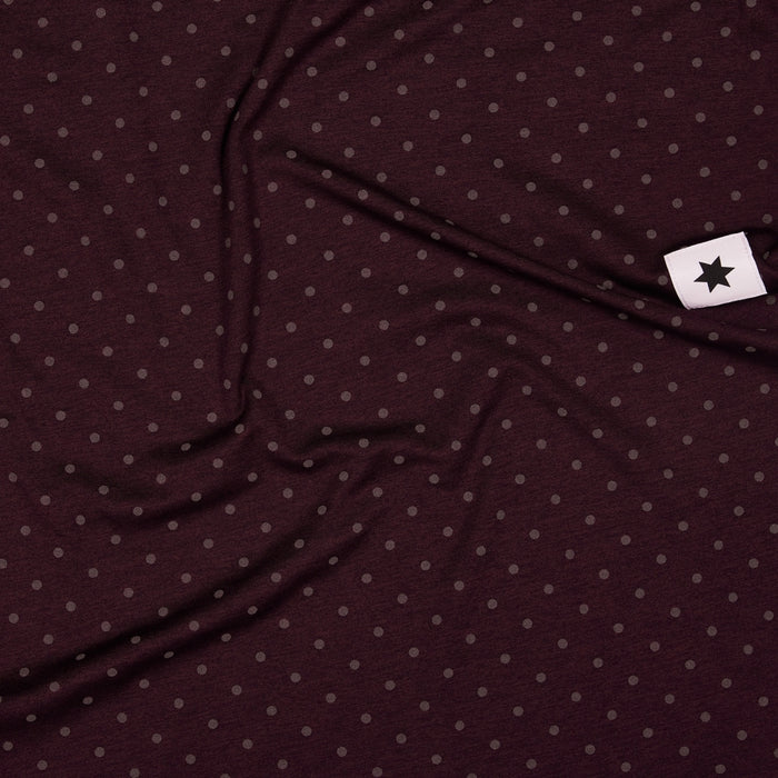 Women Polka Pace Long Sleeve | Reflective Purple