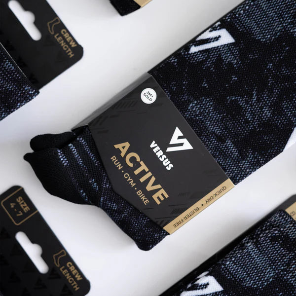 Active Crew Socks | Black Viper