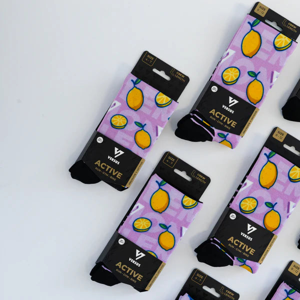Active Crew Socks | Lemon