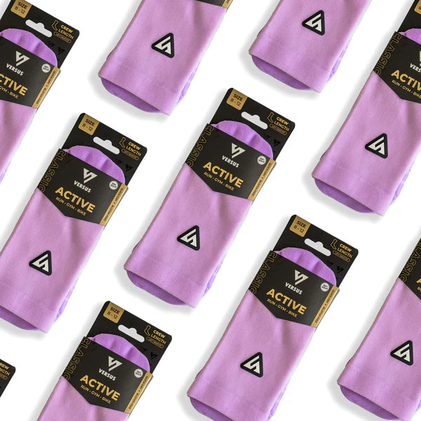 Active Crew Socks | Classic Lilac