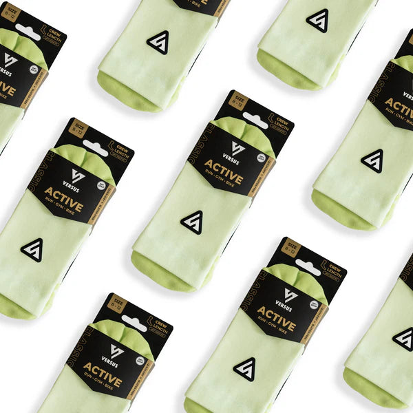 Active Crew Socks | Classic Lime