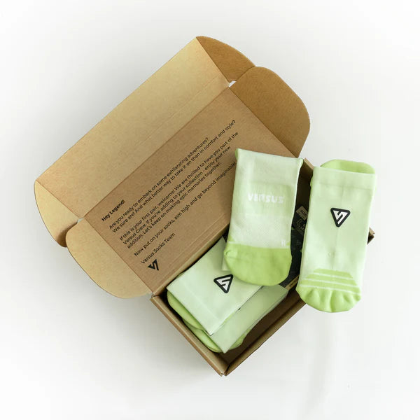 Active Crew Socks | Classic Lime