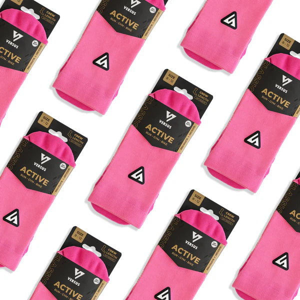 Active Crew Socks | Classic Pink