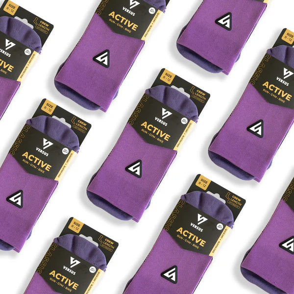 Active Crew Socks | Classic Plum