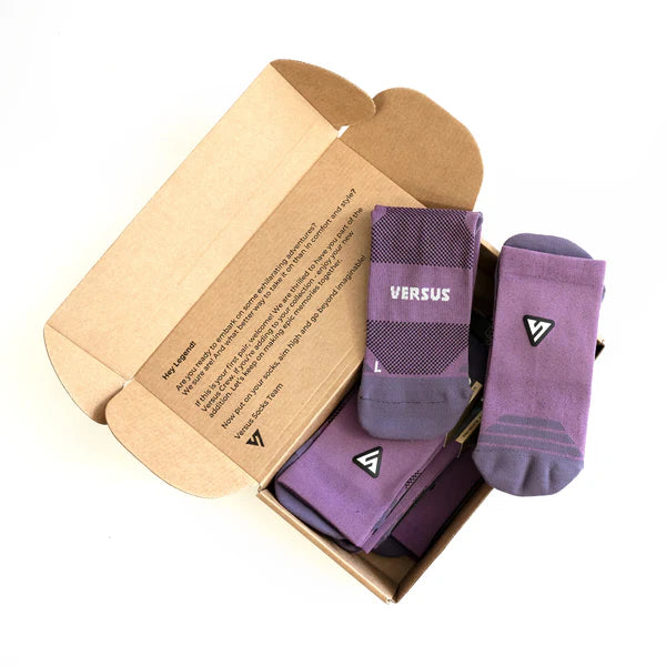 Active Crew Socks | Classic Plum