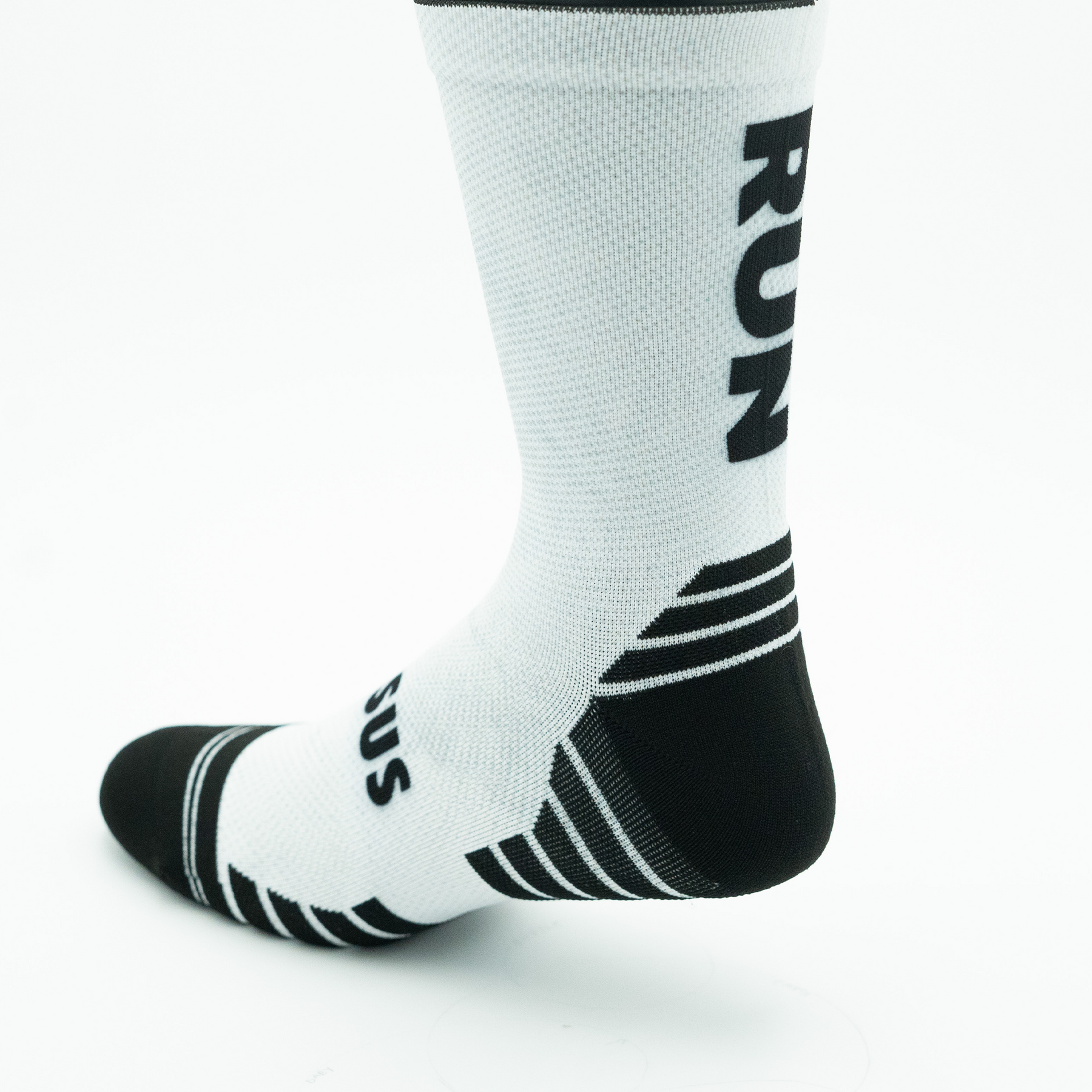 Active Crew Socks | RUN White
