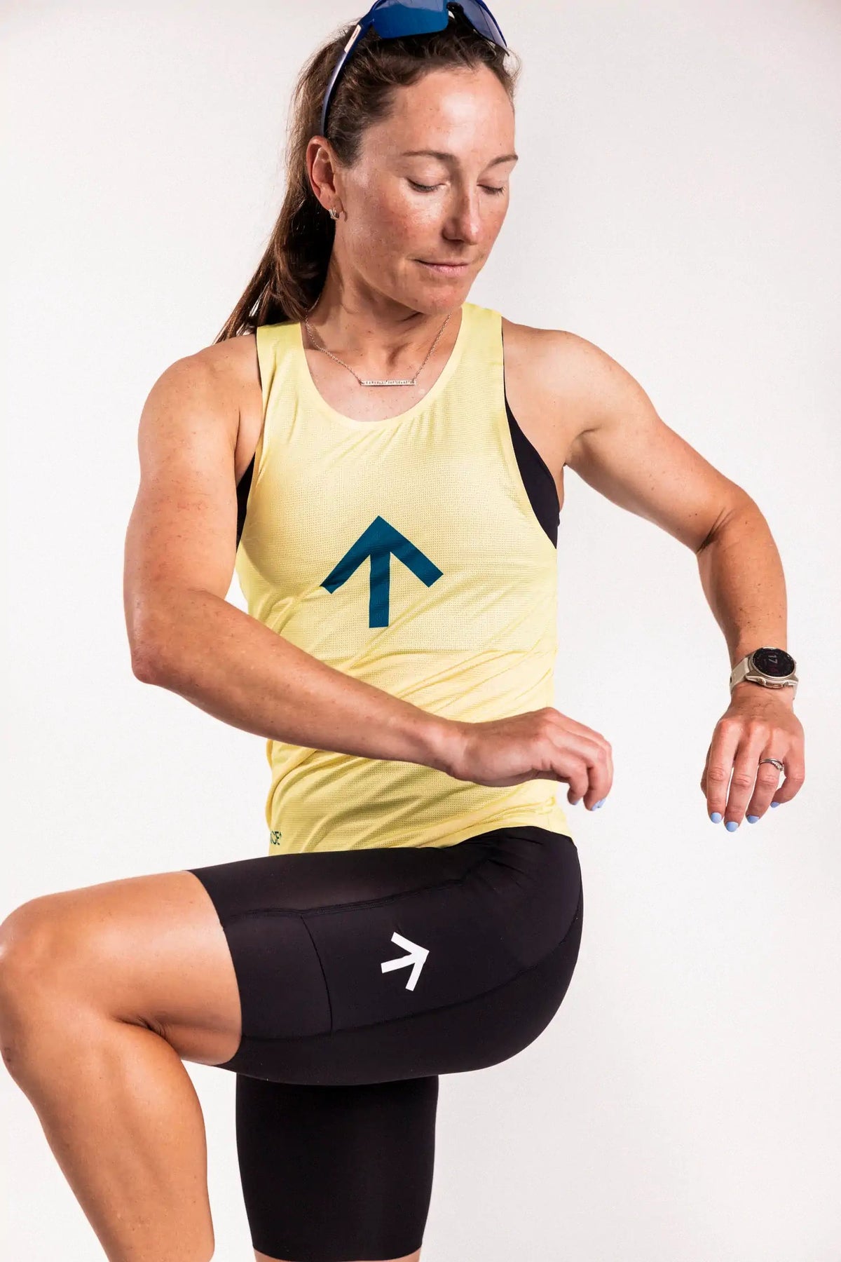 AROW Singlet | Golden Hour Cerulean