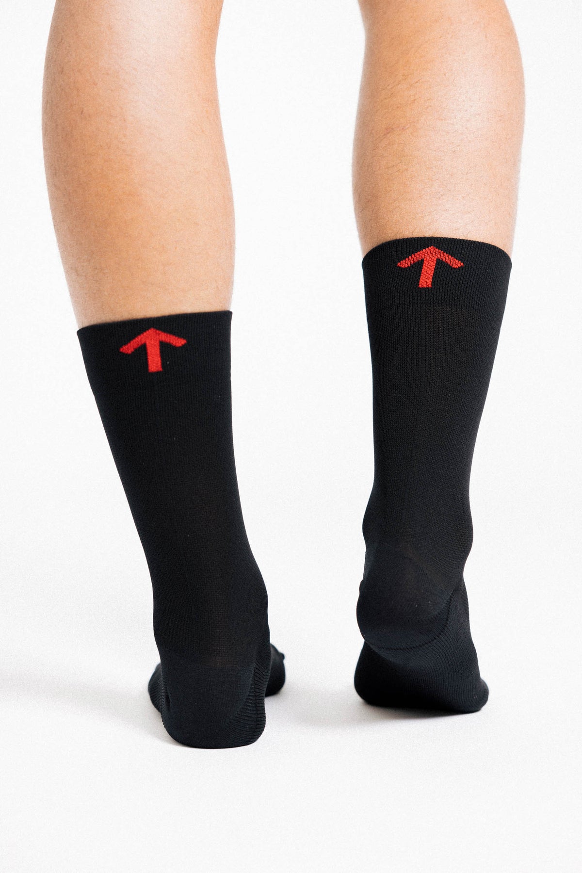 Padded Sock | Black Orange