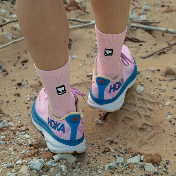 Merino Winter Socks | Pink Sky