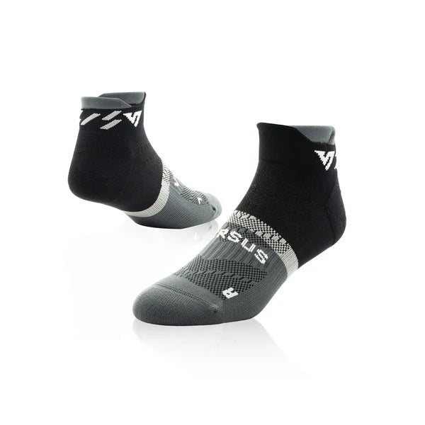 Running Ankle Socks | Black Titanium