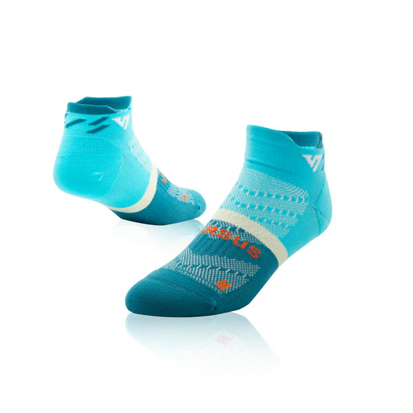 Running Ankle Socks | Caribbean Blue