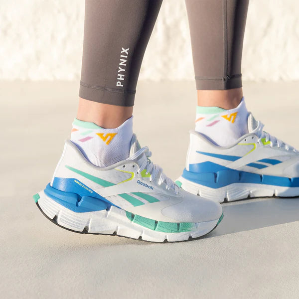Running Ankle Socks | Retro Rainbow