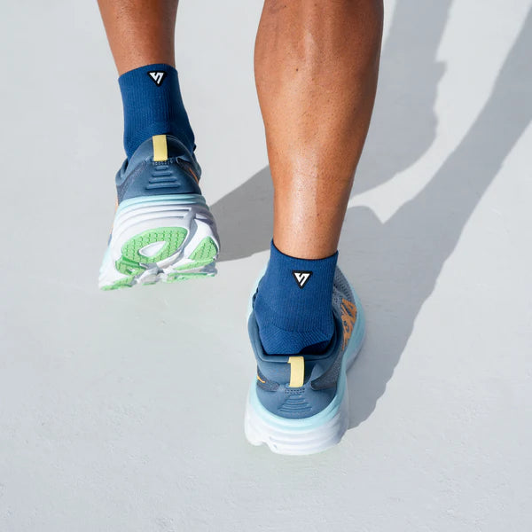 Running Quarter Socks | Space Blue