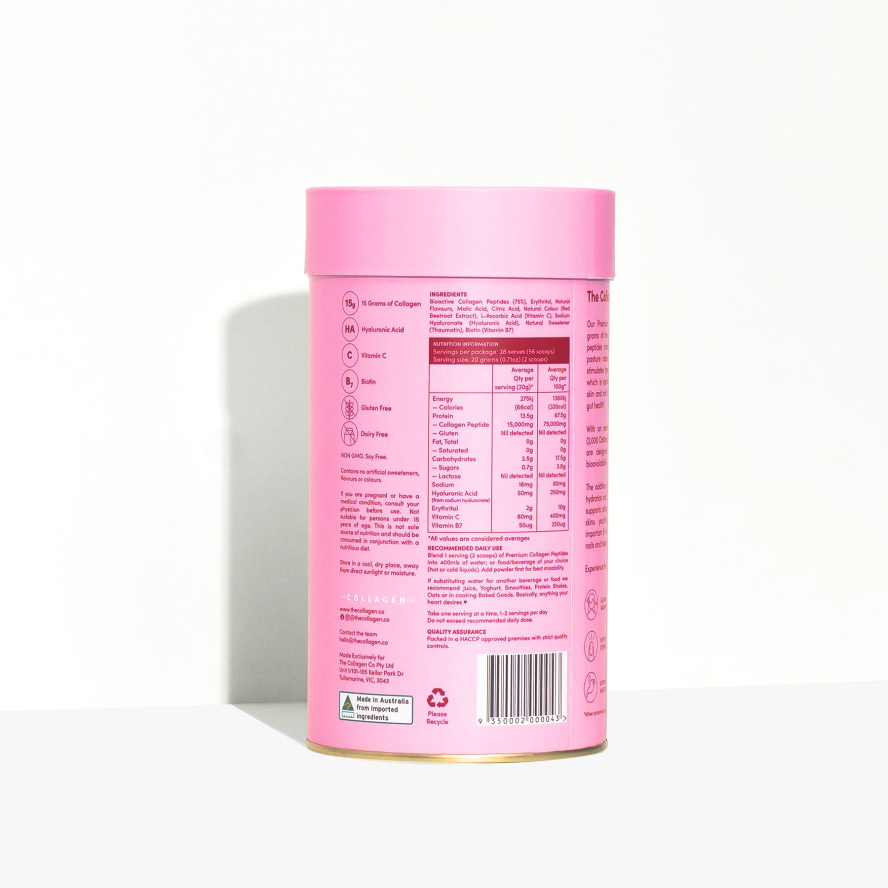 Strawberry Watermelon Collagen Powder - 560g