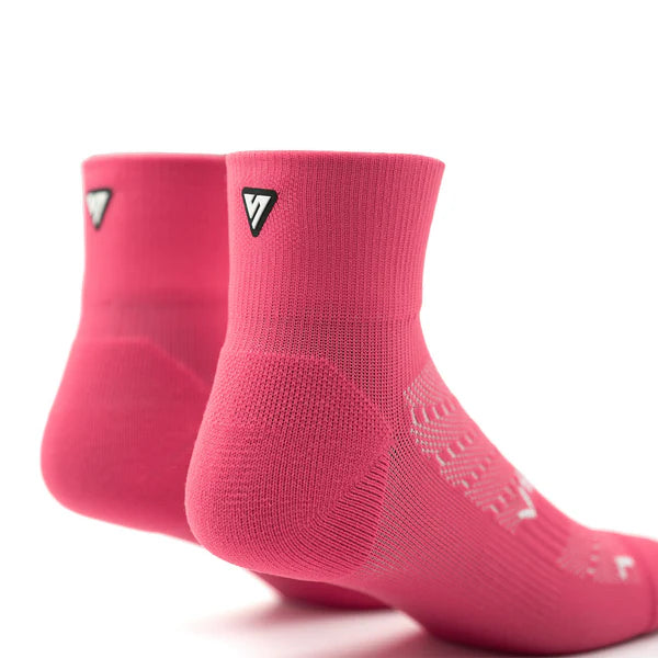 Running Quarter Socks | Popsicle Pink