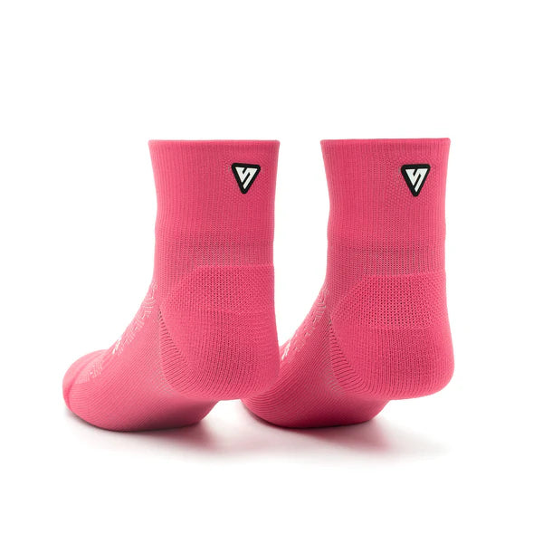 Running Quarter Socks | Popsicle Pink